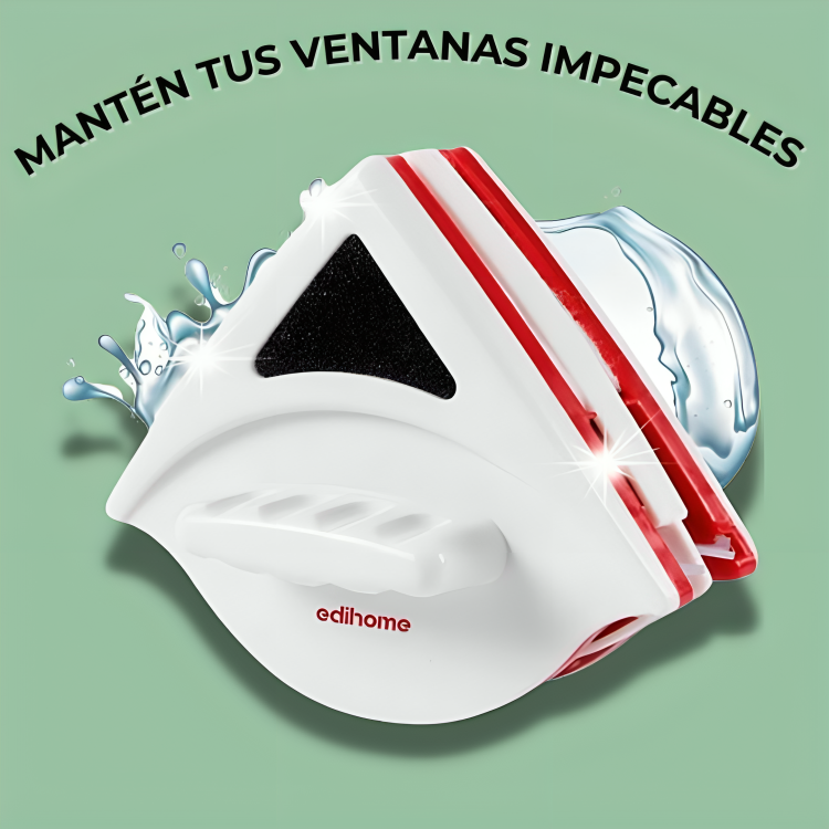 Limpia Cristales Magnético + 2 Recambios GRATIS