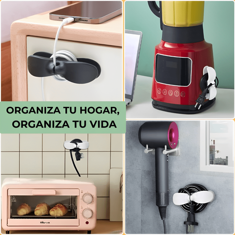2x1 Organizador cables