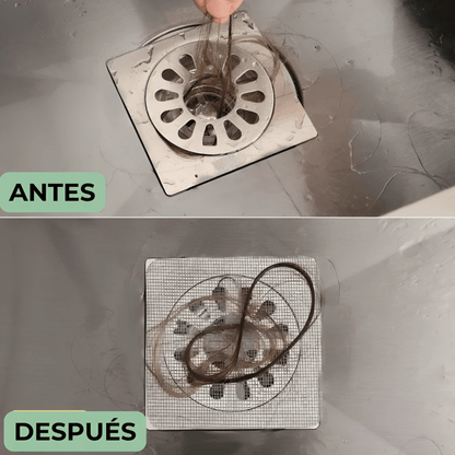 Atrapa pelos desagüe