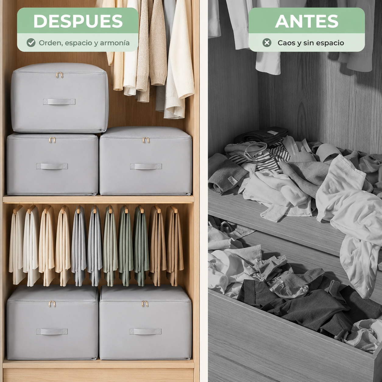 Organizador espacio +50%