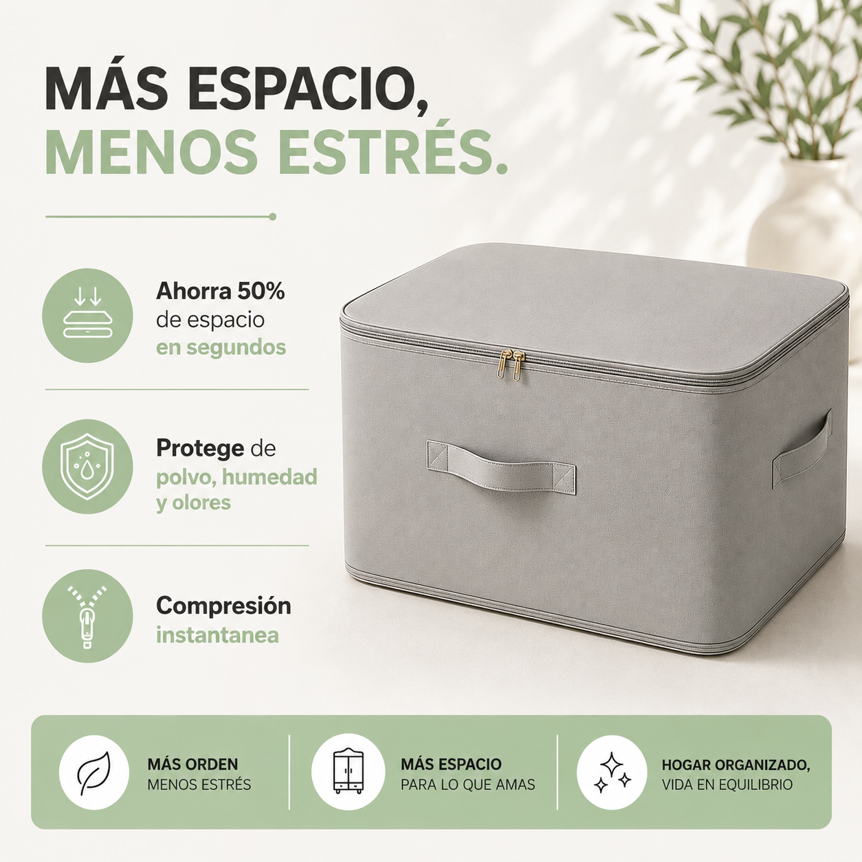 Organizador espacio +50%