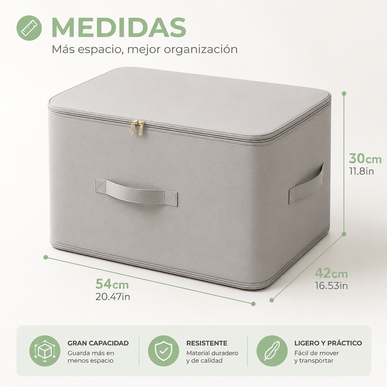 Organizador espacio +50%