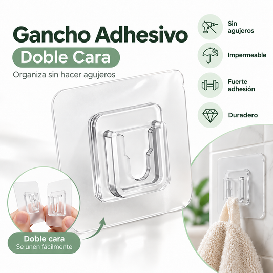 Pack 20 Unidades Gancho Adhesivo